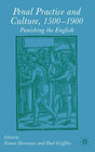 Buchcover Penal Practice and Culture, 1500–1900