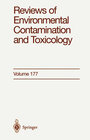Buchcover Reviews of Environmental Contamination and Toxicology
