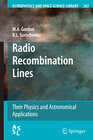 Buchcover Radio Recombination Lines