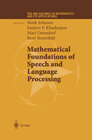 Buchcover Mathematical Foundations of Speech and Language Processing