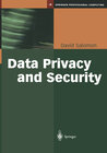 Buchcover Data Privacy and Security
