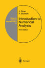 Buchcover Introduction to Numerical Analysis