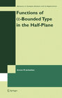 Buchcover Functions of a-Bounded Type in the Half-Plane