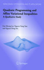 Buchcover Quadratic Programming and Affine Variational Inequalities