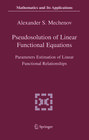 Buchcover Pseudosolution of Linear Functional Equations