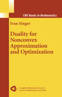 Buchcover Duality for Nonconvex Approximation and Optimization