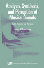 Buchcover Analysis, Synthesis, and Perception of Musical Sounds