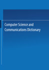 Buchcover Computer Science and Communications Dictionary