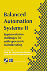 Buchcover Balanced Automation Systems II