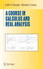 Buchcover A Course in Calculus and Real Analysis