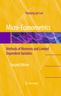 Buchcover Micro-Econometrics