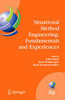 Buchcover Situational Method Engineering: Fundamentals and Experiences