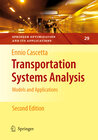 Buchcover Transportation Systems Analysis