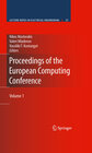 Buchcover Proceedings of the European Computing Conference