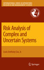 Buchcover Risk Analysis of Complex and Uncertain Systems
