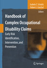 Buchcover Handbook of Complex Occupational Disability Claims