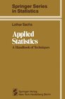 Buchcover Applied Statistics