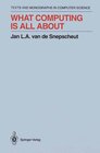 Buchcover What Computing Is All About
