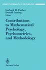 Buchcover Contributions to Mathematical Psychology, Psychometrics, and Methodology