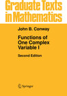 Buchcover Functions of One Complex Variable I