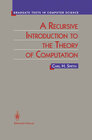 Buchcover A Recursive Introduction to the Theory of Computation