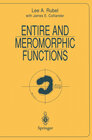 Buchcover Entire and Meromorphic Functions