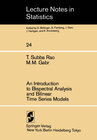 Buchcover An Introduction to Bispectral Analysis and Bilinear Time Series Models