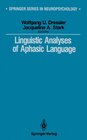 Buchcover Linguistic Analyses of Aphasic Language