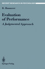Buchcover Evaluation of Performance
