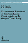 Buchcover Psychometric Properties of Fourteen Latent Constructs from the Oregon Youth Study
