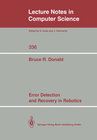 Buchcover Error Detection and Recovery in Robotics