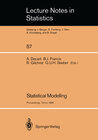 Buchcover Statistical Modelling