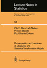 Buchcover Decomposition and Invariance of Measures, and Statistical Transformation Models