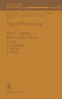 Buchcover Signal Processing