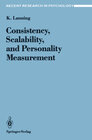 Buchcover Consistency, Scalability, and Personality Measurement