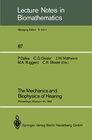 Buchcover The Mechanics and Biophysics of Hearing
