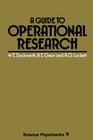 Buchcover A Guide to Operational Research