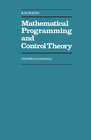 Buchcover Mathematical Programming and Control Theory