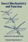 Buchcover Insect Biochemistry and Function