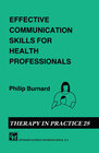 Buchcover Effective Communication Skills for Health Professionals