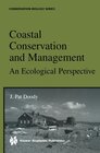 Buchcover Coastal Conservation and Management
