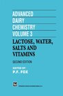 Buchcover Advanced Dairy Chemistry Volume 3