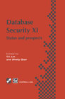 Buchcover Database Security XI