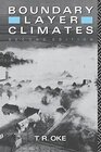 Buchcover Boundary Layer Climates