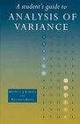 Buchcover A Student's Guide to Analysis of Variance