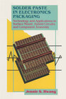 Buchcover Solder Paste in Electronics Packaging