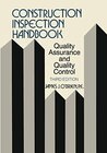 Buchcover Construction Inspection Handbook: Quality Assurance/Quality Control