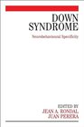 Buchcover Down Syndrome: Neurobehavioural Specificity