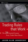 Buchcover Trading Rules that Work
