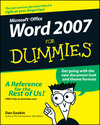 Buchcover Word 2007 For Dummies